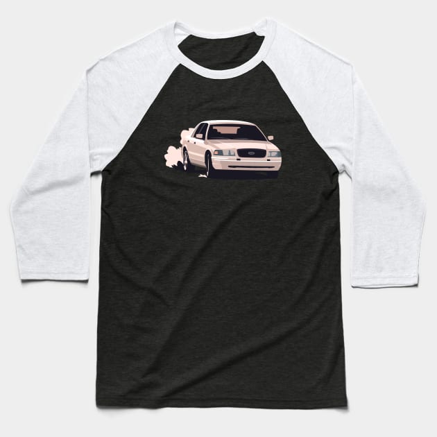 Ford Crown Victoria Baseball T-Shirt by TheArchitectsGarage